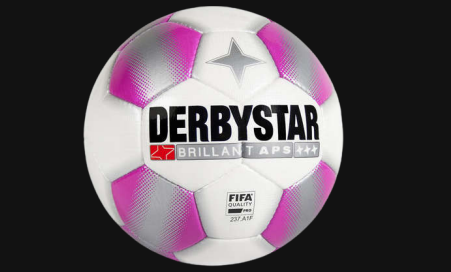 Профессиональный футбольный мяч DERBYSTAR BRILLANT APS ROSE - фото 1 - id-p103117086