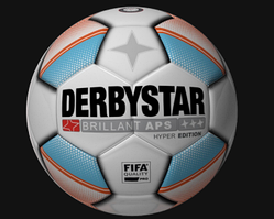 Профессиональный футбольный мяч DERBYSTAR HYPER EDITION