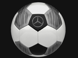 Профессиональный футбольный мяч в MERCEDES BALL
