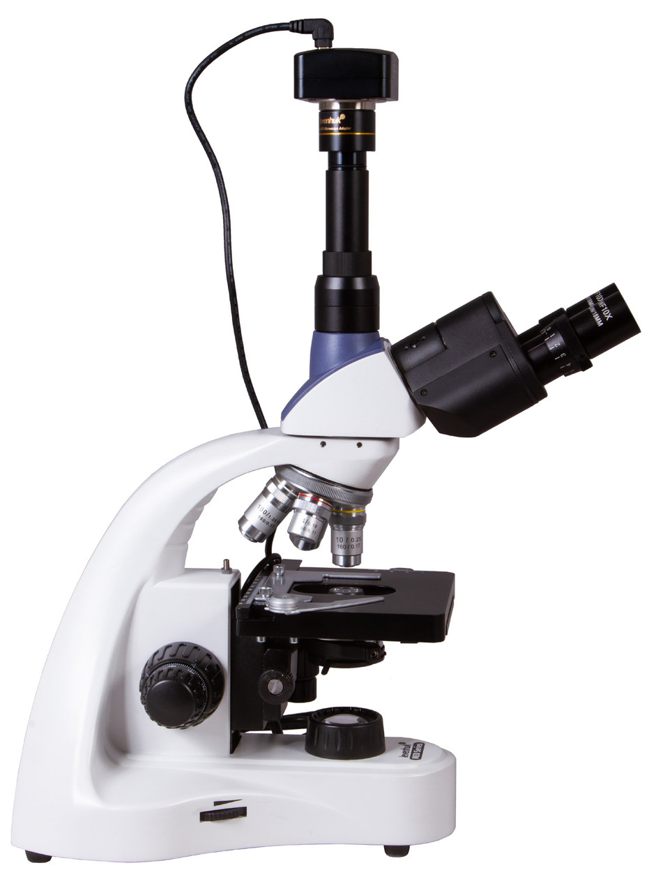 Микроскоп цифровой Levenhuk MED D10T, тринокулярный - фото 4 - id-p103117634