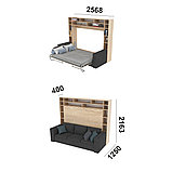 Шкаф-кровать-диван трансформер «Dario kit», фото 3