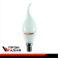 Светодиодная лампа LED ЛАМПА CF37 "Свеча на ветру" 7W 630Lm 230V 6500K E14
