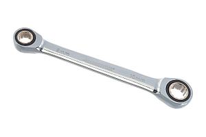 Ключ гаечный накидной трещоточный, 8х10 мм W680810