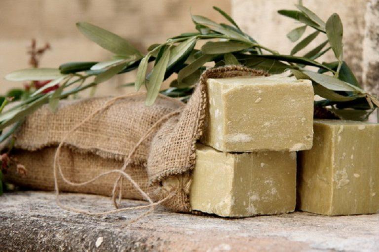 Натуральное оливковое мыло для пенного массажа и Хамам, Турция