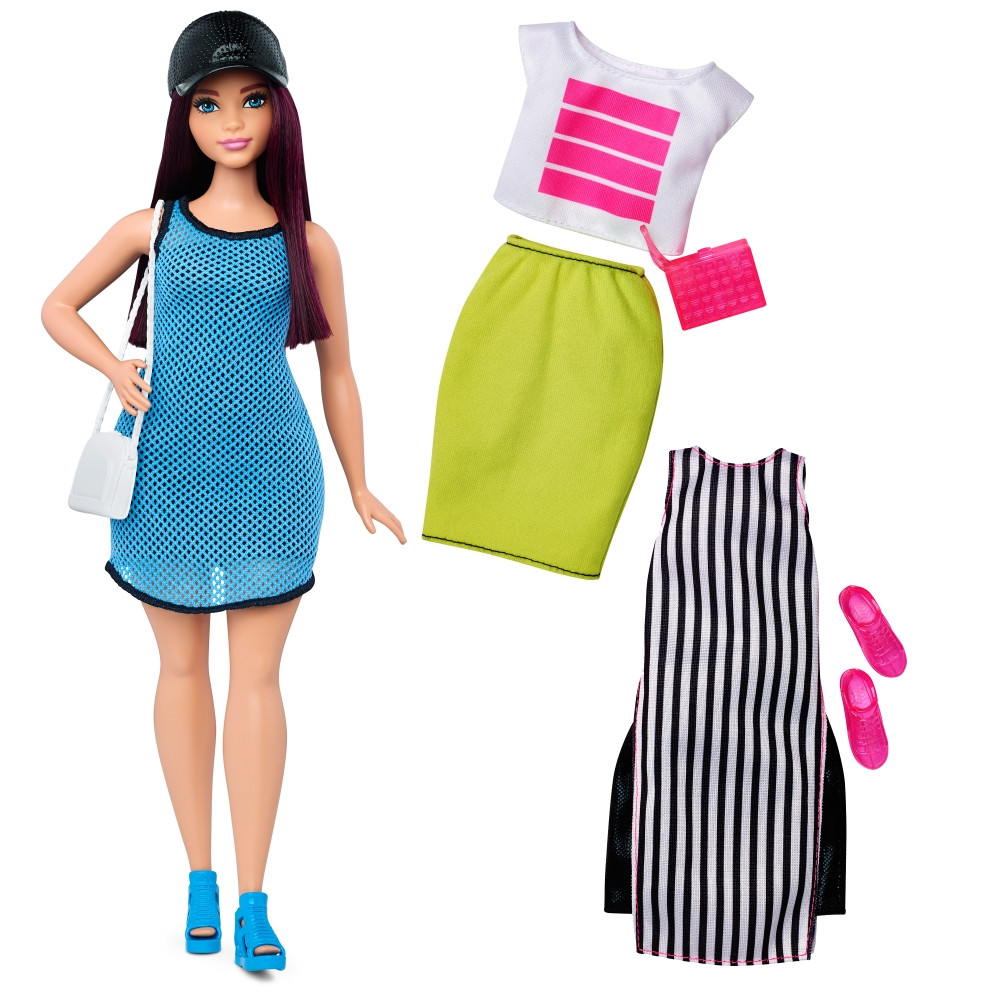Barbie "Игра с модой" Кукла Барби - Брюнетка с набором одежды, #38 (Пышная) - фото 2 - id-p73866845
