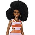 Barbie "Игра с модой" Кукла Барби Афроамериканка с пышной прической #105 (Пышная), фото 2