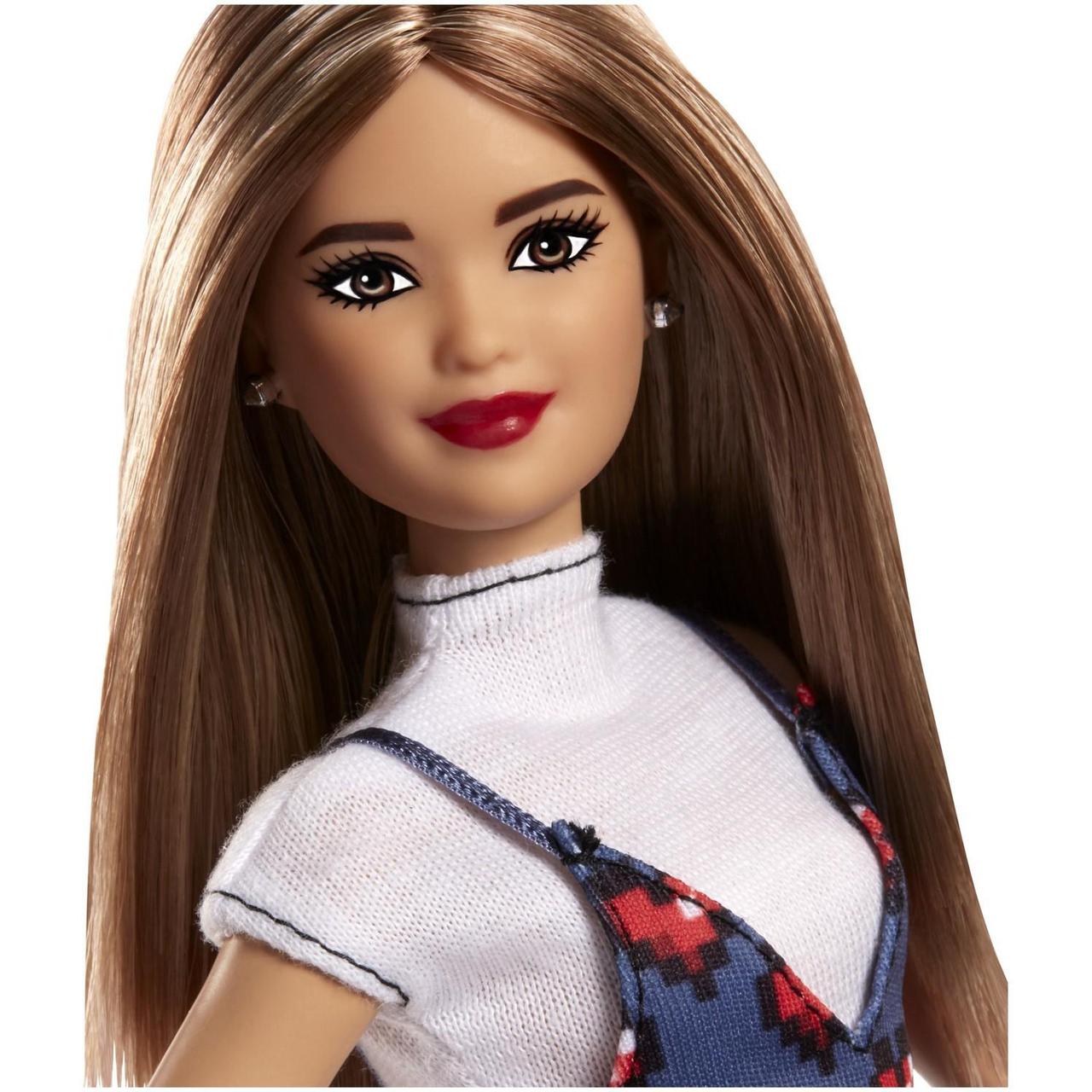 Barbie "Игра с модой" Кукла Барби Блондинка в сарафане #81 Носи моё сердце (Миниатюрная) - фото 2 - id-p73867309