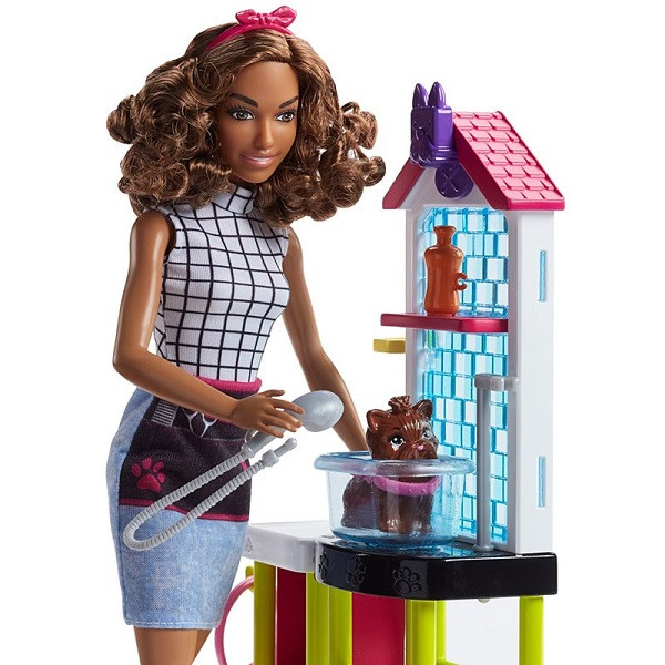 Barbie "Профессии" Игровой набор "Кукла Барби - Грумер", Кем быть? - фото 2 - id-p73867279