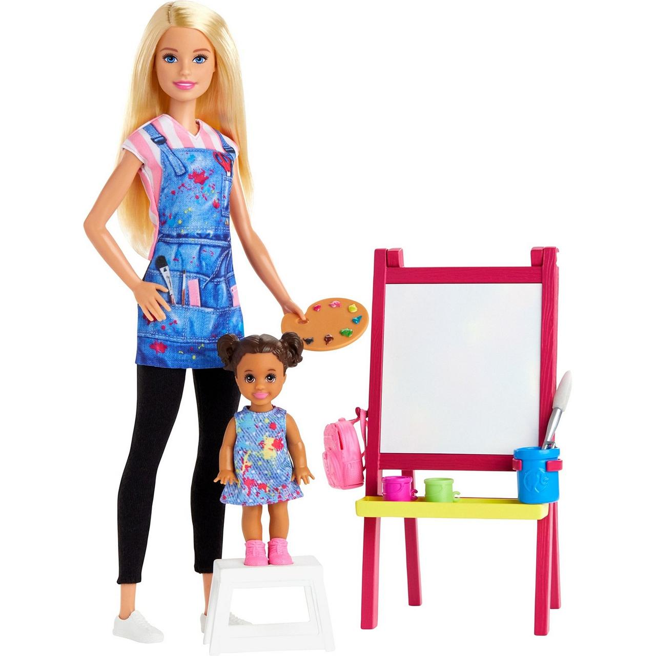 Barbie "Профессии" Игровой набор "Кукла Барби - Учитель Рисования", Кем быть?