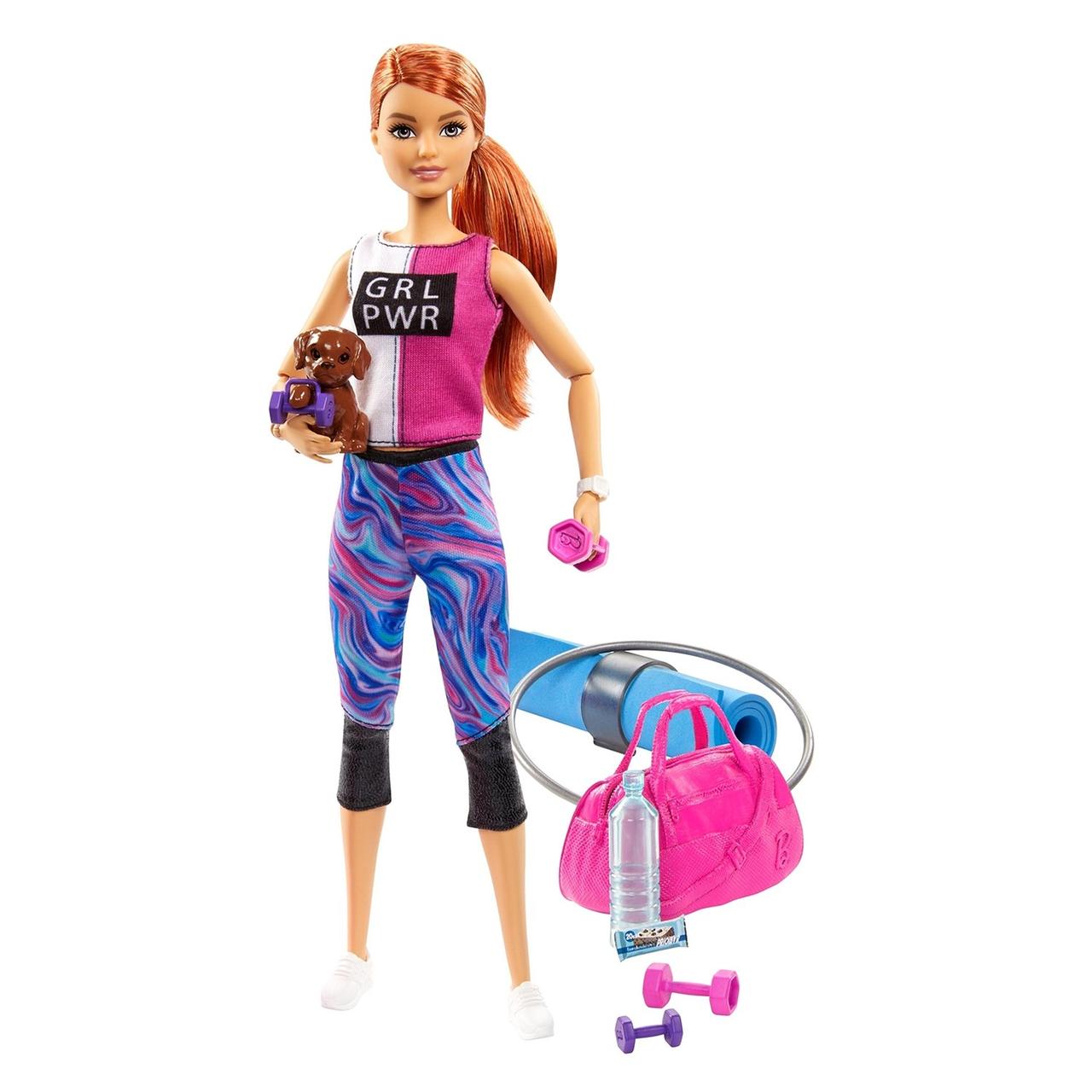 Barbie Игровой набор "Релаксация" Кукла Барби Фитнес