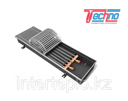 Внутрипольный конвектор Techno Vent KVZV 250-85-2200 (с вентилятором)