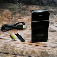 Электробритва-шейвер карманная iPhone style с аккумулятором CRONIER, фото 9