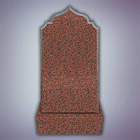 Памятник из Кордайского гранита мусульманский, красный