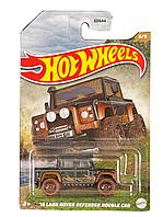 Hot Wheels Металлическая модель Land Rover Defender Double Car HDH11, Хот Вилс Ралли