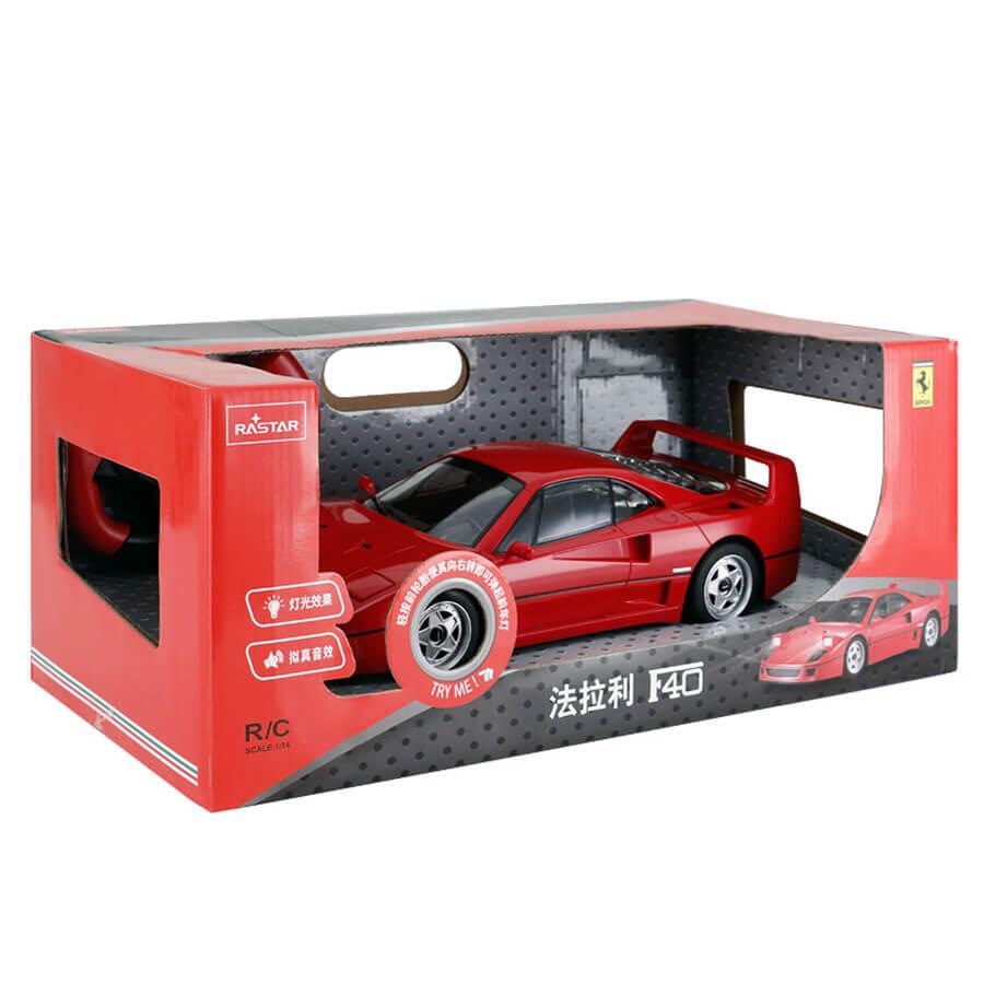 Rastar Радиоуправляемая машинка Ferrari F40, Красная 1/14 - фото 4 - id-p103068508