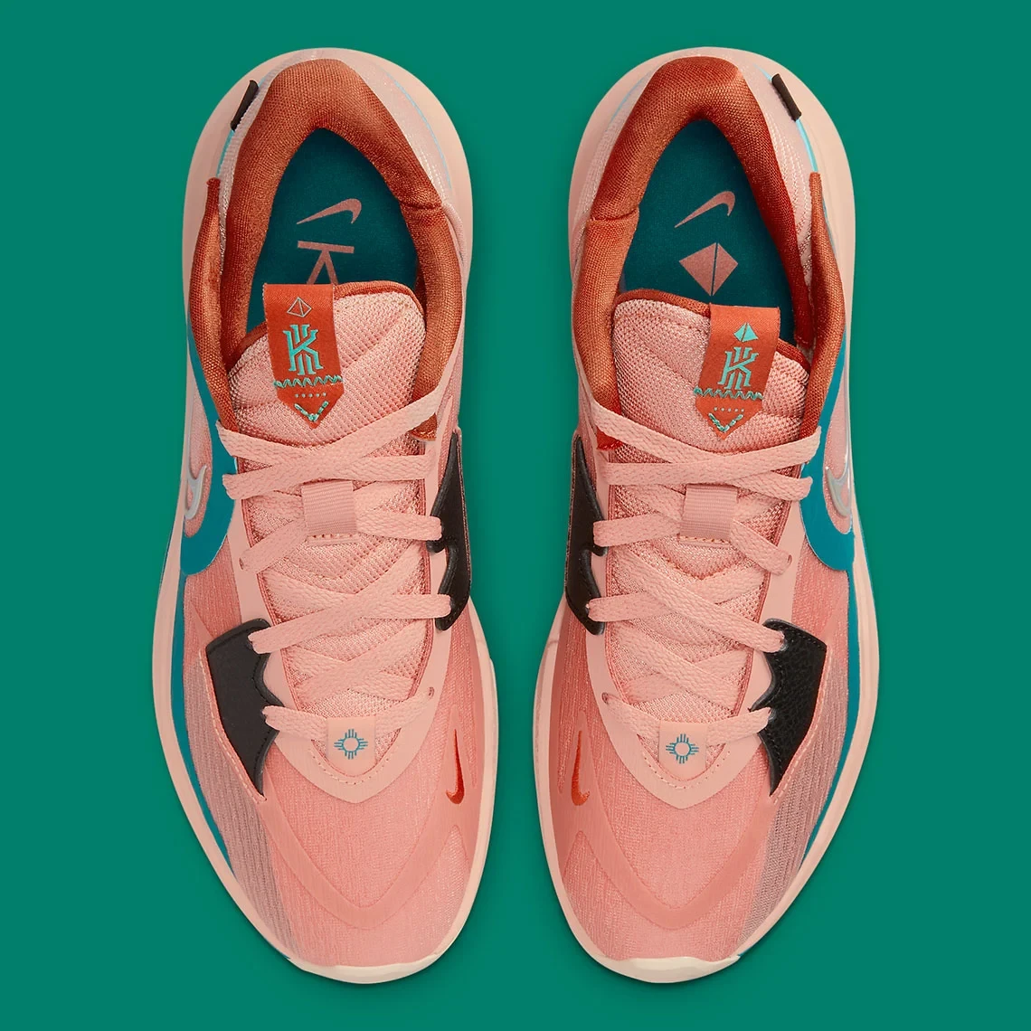 Баскетбольные кроссовки Nike Kyrie Low 5 "Peach" - фото 4 - id-p103133147