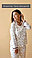 Пижама хлопковая Victoria's Secret с длинным рукавом и штанами с цветочным принтом, фото 9