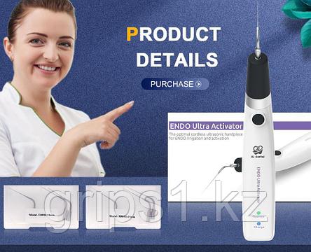 Эндоактиватор ультразвуковой с 6ю автоклавируемыми насадками. EndoActivator для промывки и корневых каналов, фото 2