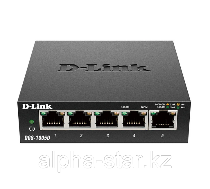 Коммутатор Switch 5 port D-Link DGS-1005D/I3A