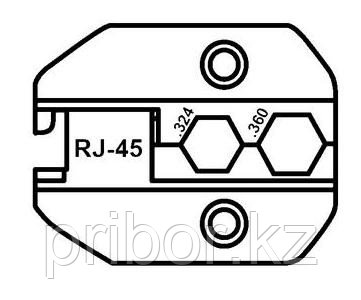 Pro`skit 1PK-3003D25 Насадка для обжима модульных штекеров 8P/RJ45 WE/SS и коннекторов RG6/RG6 - фото 2 - id-p12925261