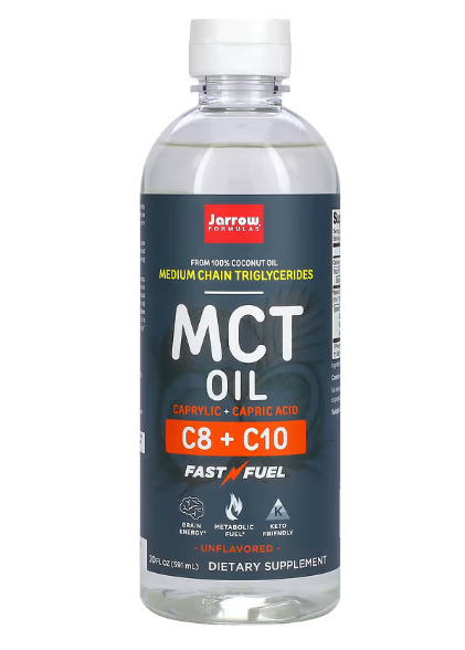 Jarrow Formulas, масло MCT, с нейтральным вкусом, 591 мл (20 жидк. унций)