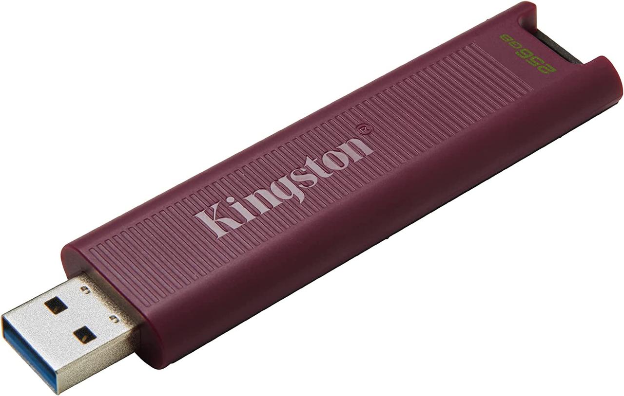 Флэш-накопитель Kingston 256Gb USB 3.2 Gen 2 DataTraveler Max (Burgundy) DTMAXA/256GB