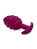 Витая анальная пробка для ношения Gvibe Gplug Twist 2 Raspberry, 10.5х3.9 см, силикон, фото 6