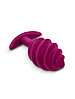 Витая анальная пробка для ношения Gvibe Gplug Twist 2 Raspberry, 10.5х3.9 см, силикон, фото 7