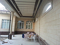 Фасад под травертин в Казахстане