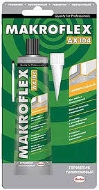 Герметик  Makroflex AX104 силиконовый прозрачный 85мл
