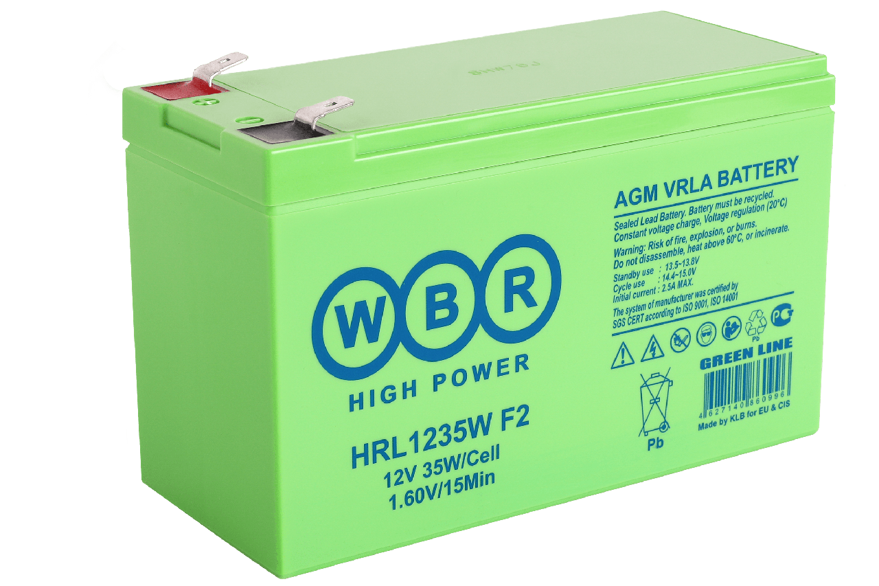 Аккумулятор WBR HRL1235W F2 - фото 1 - id-p103158299