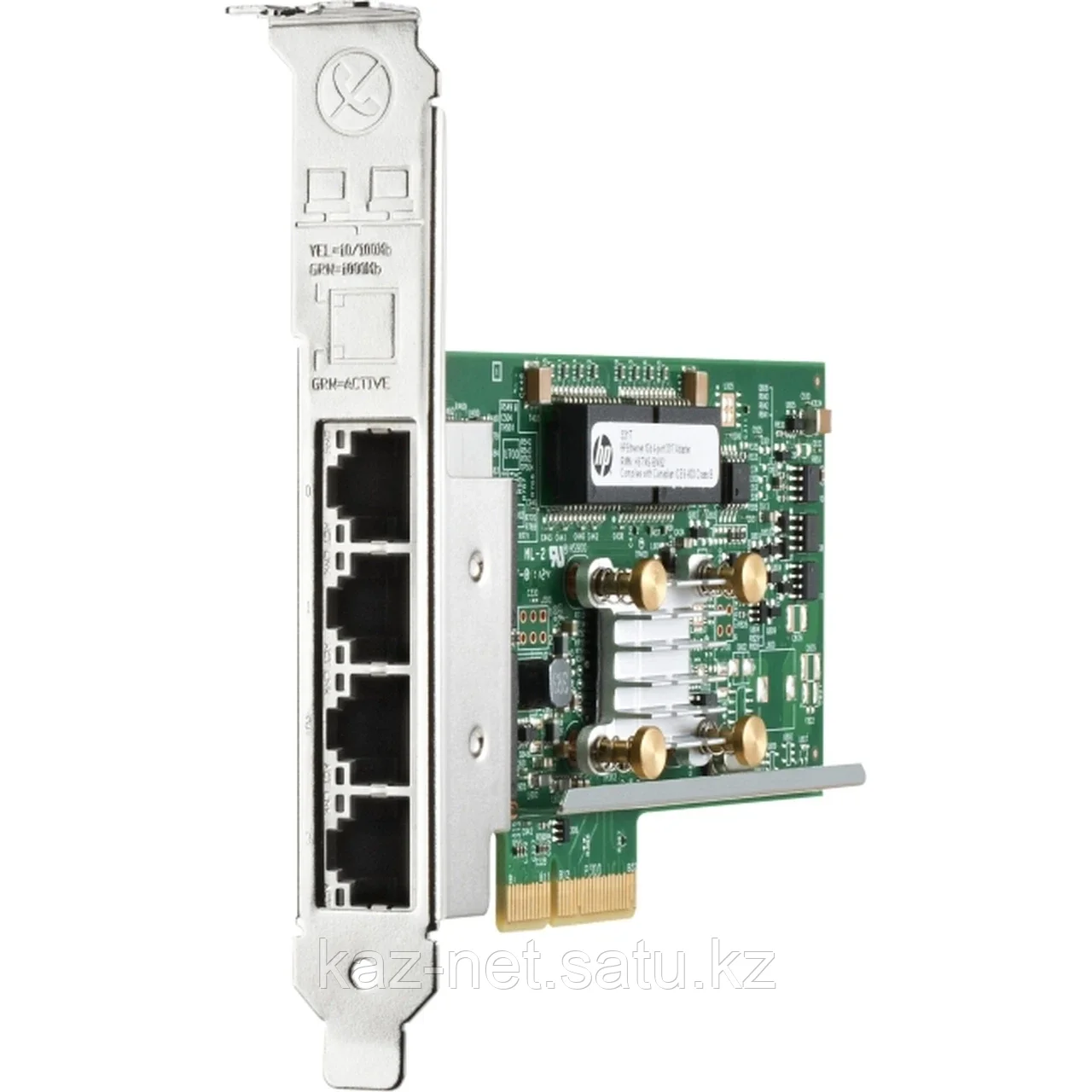 Адаптер HPE 649871-001 , 647594-B21 Ethernet 1 Гбит/с с 4 портами 331T для серверов G8 G9 G10 (649871-001) - фото 1 - id-p103159107