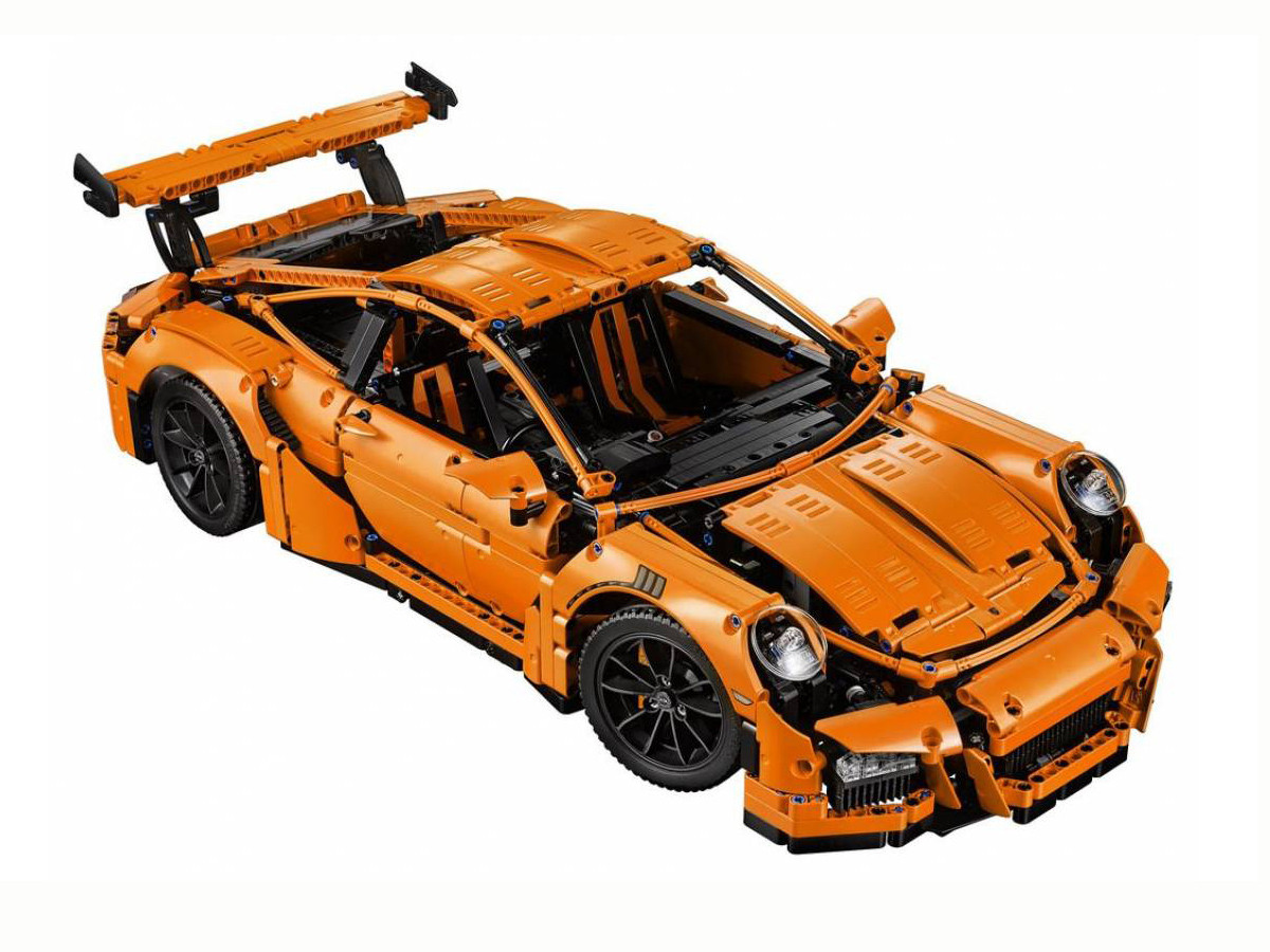 SuperCar Конструктор 90089A Porsche 911 GT3 RS, 2728 дет. (оранжевый) - фото 2 - id-p103160773