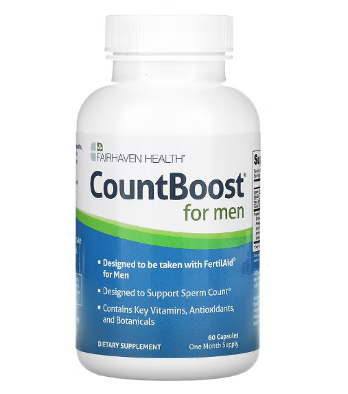 Fairhaven Health, CountBoost для мужчин, 60 капсул