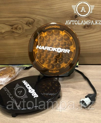 Защитные крышки на фару Hardkorr BZR-X 7″ (пара), цвет Янтарные прозрачные, фото 1