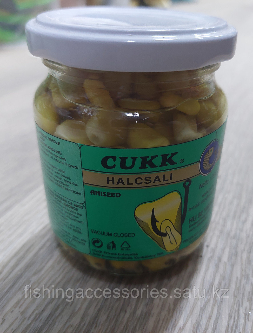 Насадка Кукуруза CUKK HALCSALI ANISEED Анис сироп 125гр банка стекло HU 02 100100 96032 Венгрия