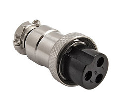 GX16M-3A Разъем питания 3pin мама на кабель 7A 125V (только комплектом)