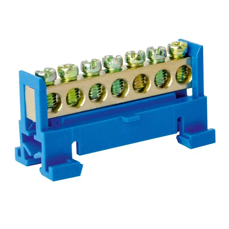 Колодка клеммная для DIN-рейки 7 групп