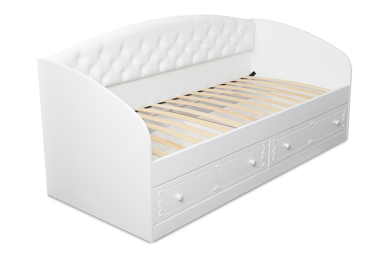 Детская кровать Карина, белый 194,2x90x84,1 см - фото 2 - id-p103170953