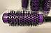 Брашинг 35 для укладки волос со сменными насадками и ручкой Фиолетовый, фото 2