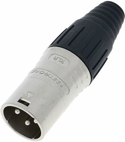 SEETRONIC SCSM3 Разъём кабельный XLR 3-х контактный "Папа" - фото 1 - id-p103171636