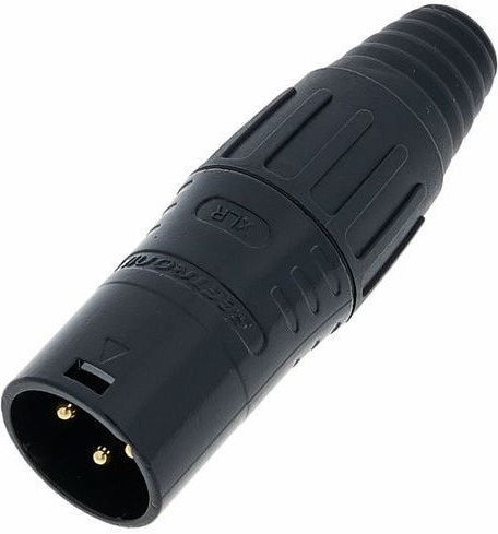 SEETRONIC SCSM3-B Разъём кабельный XLR 3-х контактный "Папа" - фото 1 - id-p103171637