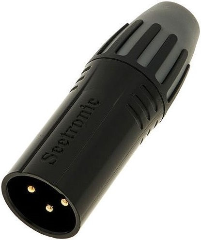 SEETRONIC SCMM3-B Разъём кабельный XLR 3-х контактный "Папа" - фото 1 - id-p103171641