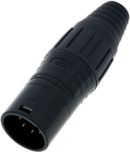 SEETRONIC SCSM5-B Разъём кабельный XLR 5-и контактный "Папа" - фото 1 - id-p103171643