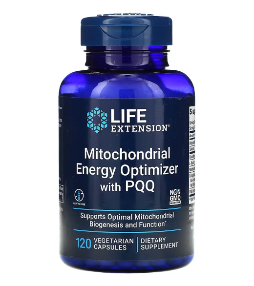 Life Extension, средство для оптимизации энергии митохондрий с PQQ, 120 вегетарианских капсул