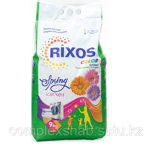 Стиральный порошок rixos Color 9 кг, автомат - фото 1 - id-p103173241