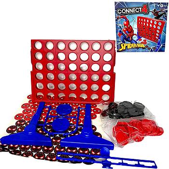 3887 Spider man игра собери 4шт в сторону настольная игра 27*27см