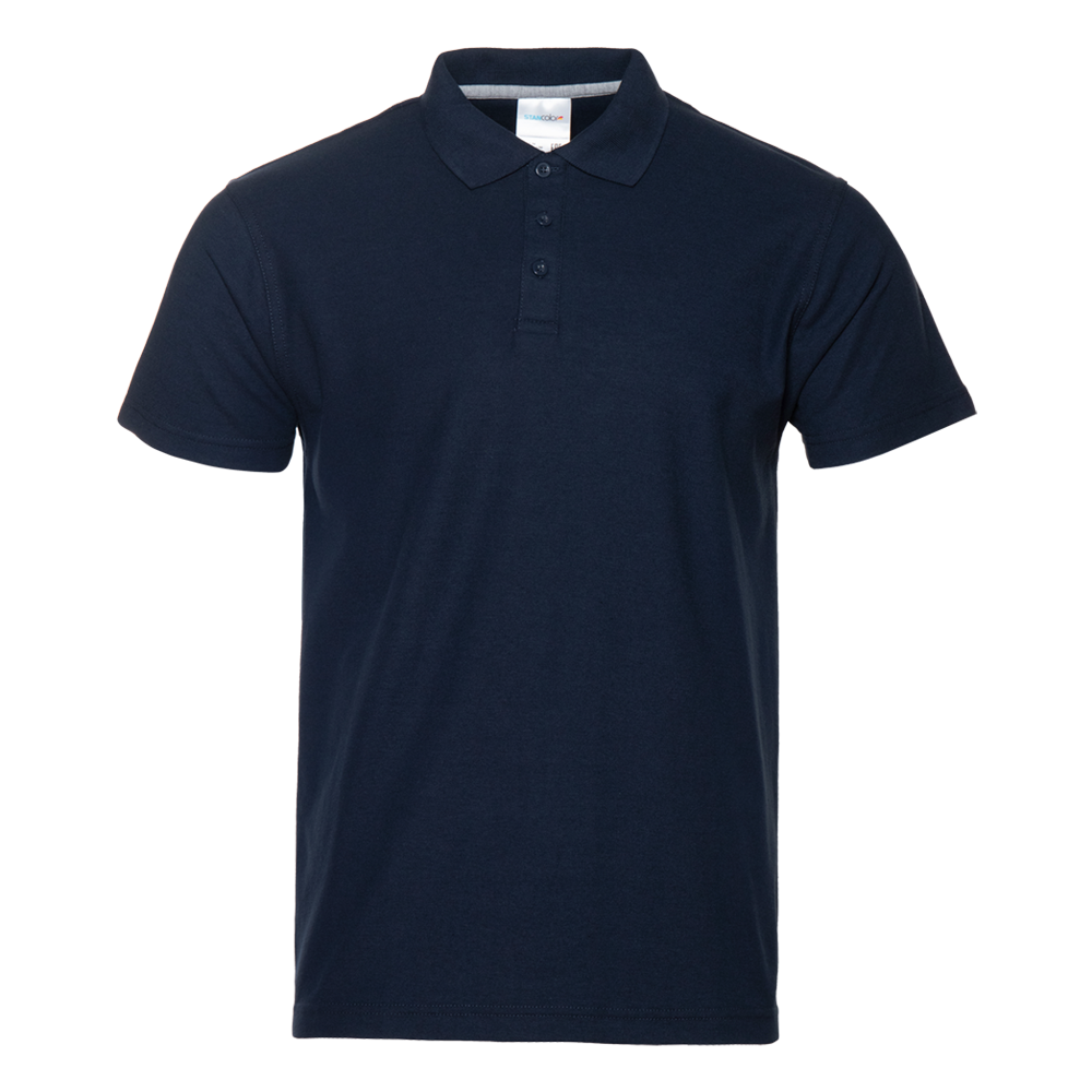 Рубашка поло мужская 104_Т-синий (46) (XXL/54)