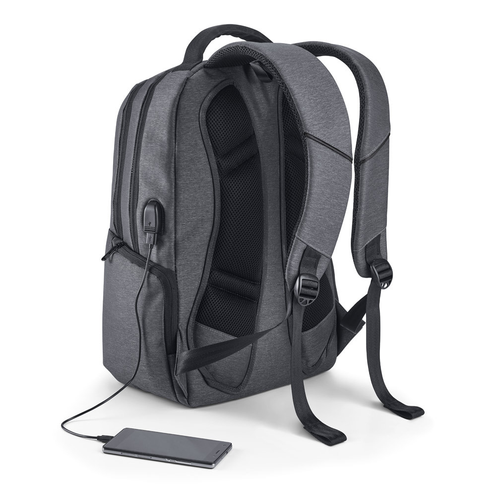 Рюкзак для ноутбука BOSTON, серый - фото 2 - id-p103176577