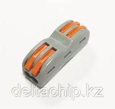 PCT-222 Клеммник типа WAGO проходной быстро зажимной 2 к 2